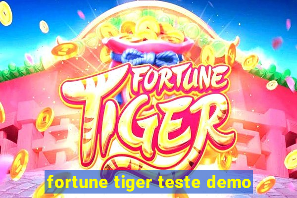 fortune tiger teste demo